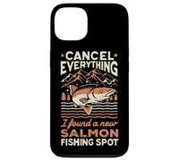 Carcasa para iPhone 13 Angler Cancelar Todo lo Que encontré un Nuevo Lugar de Pesca de salmón