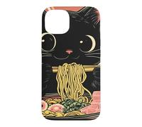 Carcasa para iPhone 13 Anime Cat Ramen Graphic tee, Japanese Kawaii Retro Y2K Manga