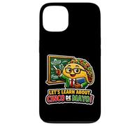 Carcasa para iPhone 13 Aprendamos sobre el Taco Divertido Maestro del Cinco de Mayo