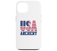 Carcasa para iPhone 13 Archery Sports Fan American Flag