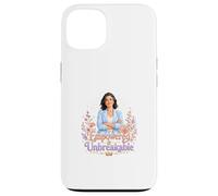 Carcasa para iPhone 13 Arte Floral de Fuerza de Mujer irrompible empoderada