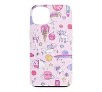 Carcasa para iPhone 13 Astronauta Narval Mapache Unicornio UFO Ciencia ficción Nave Espacial Galaxia