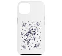 Carcasa para iPhone 13 Astronauta Rana Espacial Divertido
