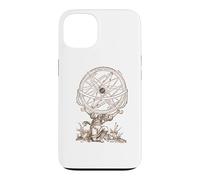 Carcasa para iPhone 13 Atlas Vintage Dios Griego Mitología Titán Dios Historia Arte