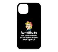 Carcasa para iPhone 13 Auntitude What Is Auntitude You Ask? Funny Aunt Niece Nephew