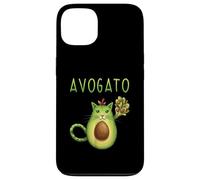 Carcasa para iPhone 13 Avogato Cinco De Mayo Regalo Cinco De Meow Avogato Cat Aguacate