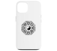 Carcasa para iPhone 13 Bagua Espejo Feng Shui Diseño Yin/Yang Ocho Trigramas Símbolo