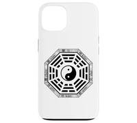 Carcasa para iPhone 13 Bagua Espejo Feng Shui Diseño Yin/Yang Ocho Trigramas Símbolo