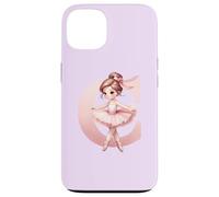 Carcasa para iPhone 13 Bailarina Girl Dancing Name First Letter C Girly Tutu Ballet