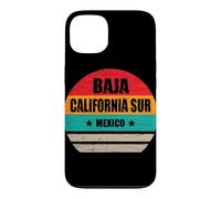 Carcasa para iPhone 13 Baja California Sur México Retro Vintage Baja California Sur