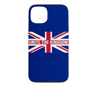 Carcasa para iPhone 13 Bandera británica de Reino Unido Union Jack Unite The Kingdom