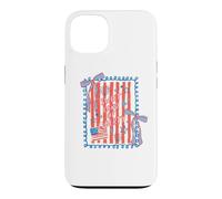 Carcasa para iPhone 13 Bandera con Lazo de Sweet Land of Liberty Patriotic Coquette, EE. UU.