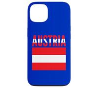 Carcasa para iPhone 13 Bandera de Austria Colores Orgullo Nacional Patriótico