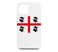 Carcasa para iPhone 13 Bandera de Cerdeña Italia 4 Moros Cerdeña