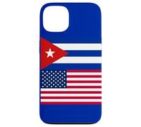 Carcasa para iPhone 13 Bandera de Cuba y América