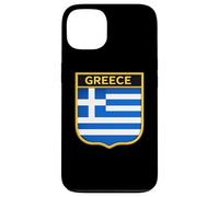 Carcasa para iPhone 13 Bandera de Grecia - Escudo de Armas Griego