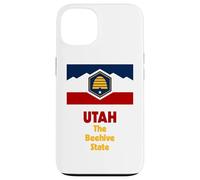 Carcasa para iPhone 13 Bandera del Estado de Utah Pride Beehive State Flag Salt Lake City Souvenir