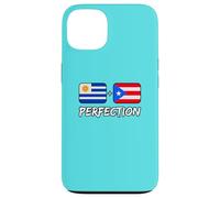 Carcasa para iPhone 13 Bandera uruguaya más puertorriqueña del Patrimonio de la perfección