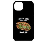 Carcasa para iPhone 13 Banh Mi Vietnamese Sandwich Vietnam Comida Divertida Chicas Mujeres