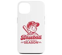 Carcasa para iPhone 13 Baseball Is My Favorite Season - Camiseta Deportiva Divertida para Jugador Retro