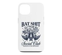 Carcasa para iPhone 13 Bat Shit Crazy Social Club Madness In The Moonlight Bat