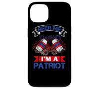 Carcasa para iPhone 13 Beer Me I'm A Patriot American Flag Patriotic 4th of July