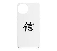Carcasa para iPhone 13 Belief Kanji - Caligrafía China Japonesa, diseño de fe
