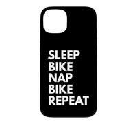 Carcasa para iPhone 13 Bicicleta Sleep Nap Bike, Amante del Ciclismo