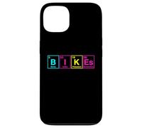 Carcasa para iPhone 13 Bicicletas Tabla periódica Día Mundial de la Bicicleta Ciencia Elementos
