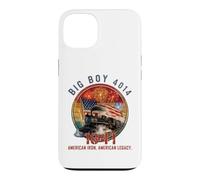 Carcasa para iPhone 13 Big Boy 4014 Locomotora de Vapor Vintage Americano