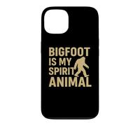 Carcasa para iPhone 13 Bigfoot Is My Spirit Animal Funny Sasquatch Retro Design