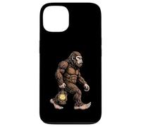 Carcasa para iPhone 13 Bigfoot Linterna de Transporte Sasquatch Camping Aventura Nocturna
