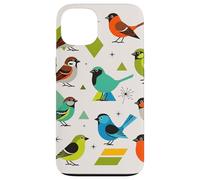 Carcasa para iPhone 13 Bird Art Mid Century Midcentury Retro Atomic Age Space
