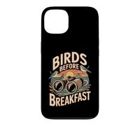 Carcasa para iPhone 13 Birds Before Breakfast observación de Aves Humor