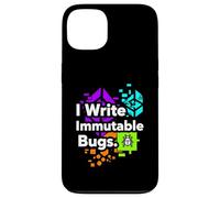 Carcasa para iPhone 13 Blockchain Developer Funny I Write Immutable Bugs