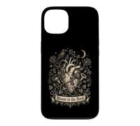 Carcasa para iPhone 13 Bloom in The Dark Gothic Anatómico Corazón Raven Goth Girl