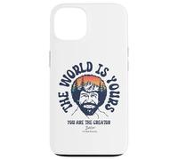 Carcasa para iPhone 13 Bob Ross The World Is Yours