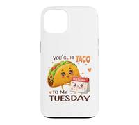Carcasa para iPhone 13 Bonito diseño gastronómico de You'Re The Taco To My Tuesday