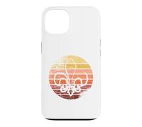 Carcasa para iPhone 13 Bonito diseño Retro Vintage de Lirios Scout