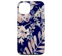 Carcasa para iPhone 13 Botánico Midnight Indigo Eucalyptus & Blueberry