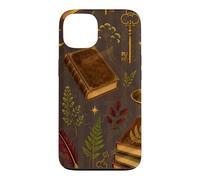 Carcasa para iPhone 13 Botánicos de la Biblioteca de Medianoche
