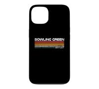 Carcasa para iPhone 13 Bowling Green Kentucky Vintage Rayas Diseño
