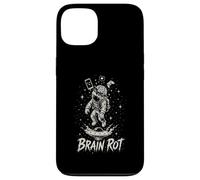 Carcasa para iPhone 13 Brain Rot Astronaut Graphic Surrealista Space Gamer Meme Gift