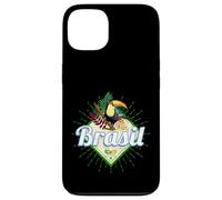 Carcasa para iPhone 13 Brasil tucán Retro Samba Carnaval Recuerdo Vintage