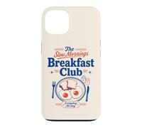 Carcasa para iPhone 13 Breakfast Club Mañanas lentas Brunch Amante Huevos Tostada