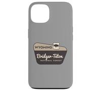 Carcasa para iPhone 13 Bridger-Teton National Forest Wyoming Señal de Bienvenida Vacaciones