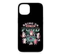Carcasa para iPhone 13 Bring Us All The Food Cat Seance Lindo Pentagram EduEly