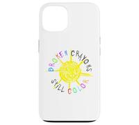 Carcasa para iPhone 13 Broken Crayons Still Color Mental Health Awareness