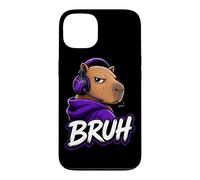 Carcasa para iPhone 13 Bruh Capybara Videojuegos Funny Controller PC Gamer Console