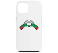 Carcasa para iPhone 13 Bulgaria Flag Bulgarian Heart